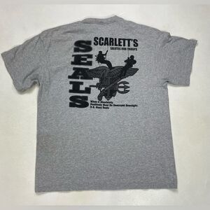 Scarlett’s Miami Gentlemens Strip Club Support Our Troops T-shirt Men XL Gray